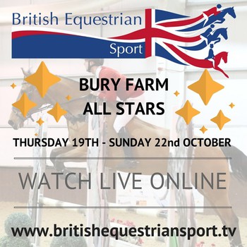 Live streaming from the Bury Farm All Stars Showjumping Championship starts Thursday!